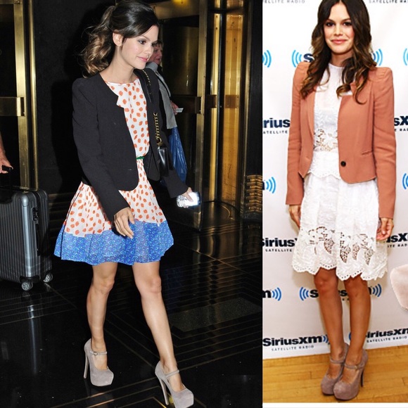 Shoemint Suede Platform Pumps Blush Pink Size 8 - Picture 4 of 4